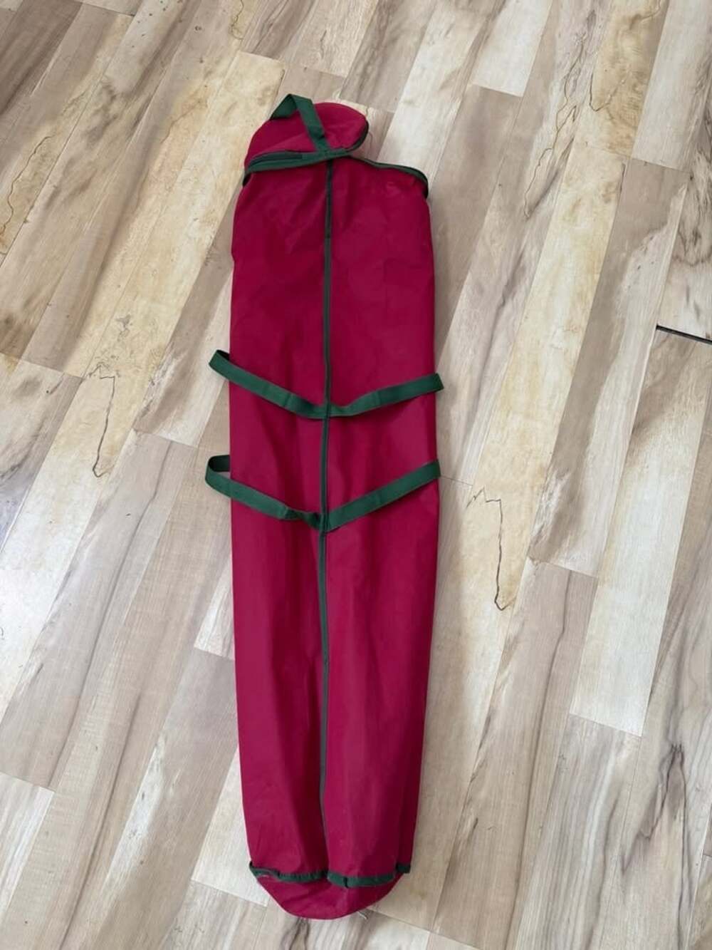 Whitmor red wrapping paper storage bag